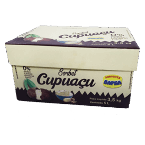 Cx 5 litros Sorbet Cupuaçu